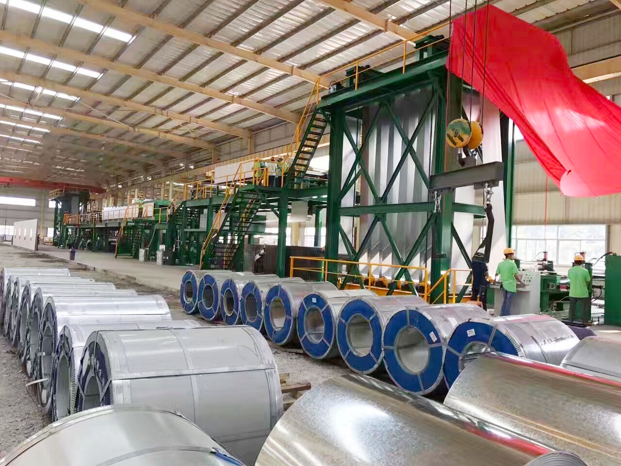 彩涂板、鍍鋅板生產(chǎn)線(xiàn)電氣控制系統(tǒng)